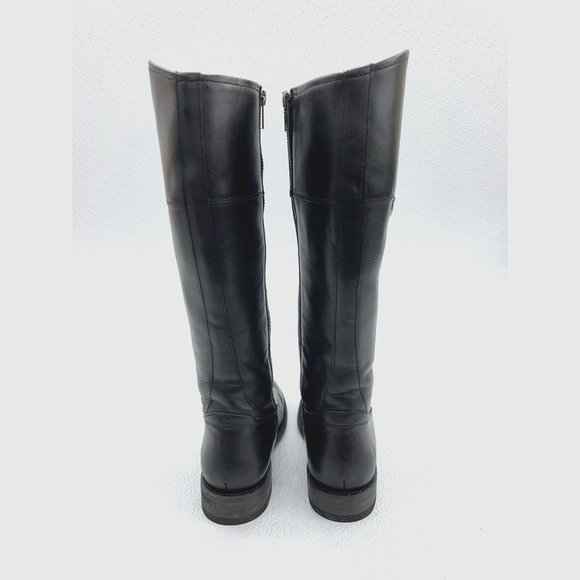 Frye Jayden Riding Boots High Knee Western Tall Boots D Ring Womens 6 B Black - Picture 2 of 10